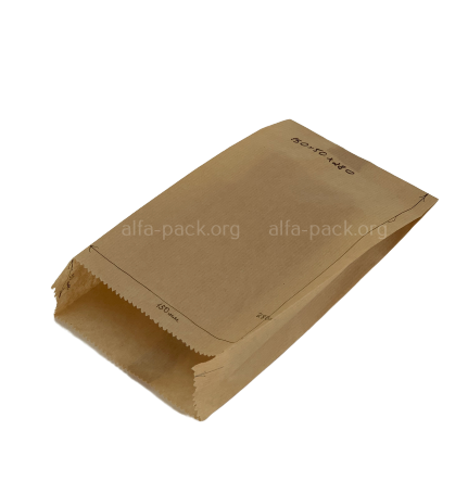 

Пакет бумажный "саше" 150*50*280 (1000 шт. в упаковке) 030002068, Коричневый