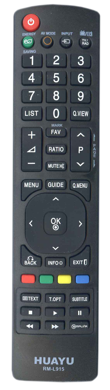

Пульт LG RM-L915+ универсальный