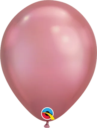 

Латексный шарик Qualatex 11" (28 см) Хром розовый Chrome Mauve