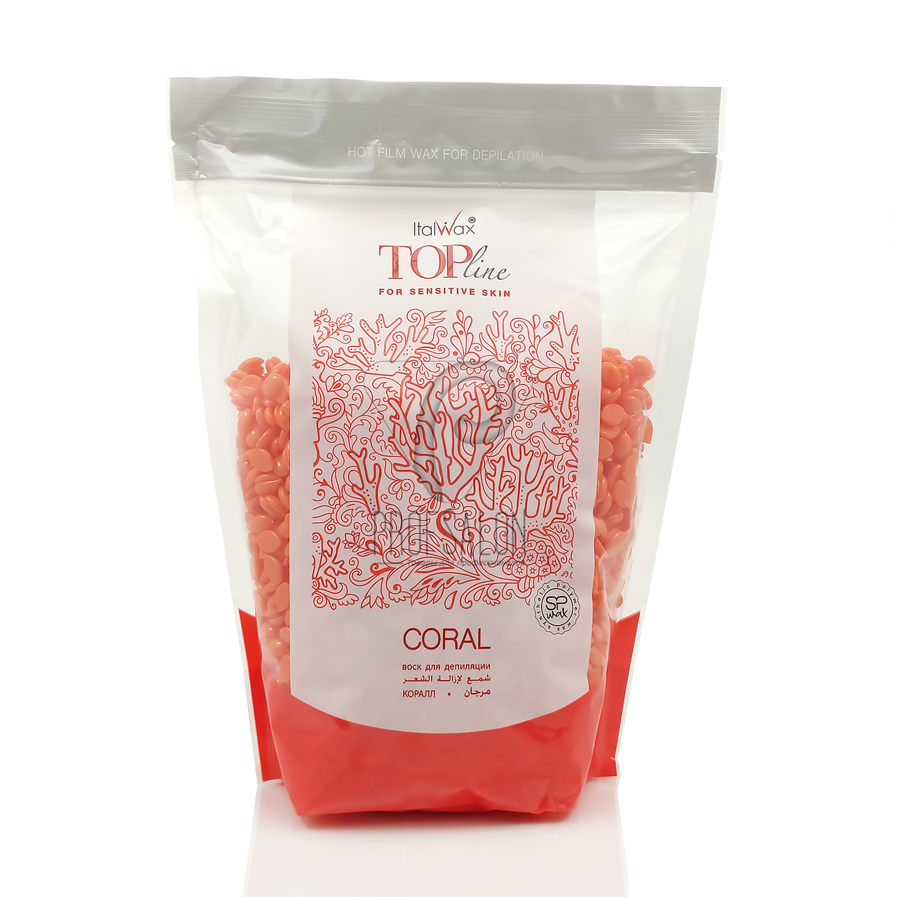 

Горячий воск для депиляции в гранулах Italwax Коралл, Премиум-класс TOP Formula (Coral), 750 гр.