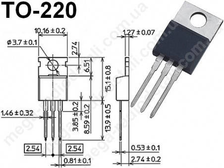

Діод Шотки MUR1620CTRG (16A, 200V)