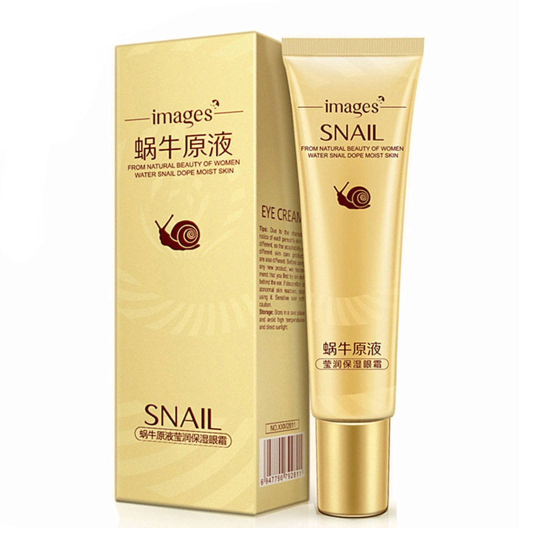 

Крем вокруг глаз с муцином улитки и маслом жожоба Images Snail Eye Cream