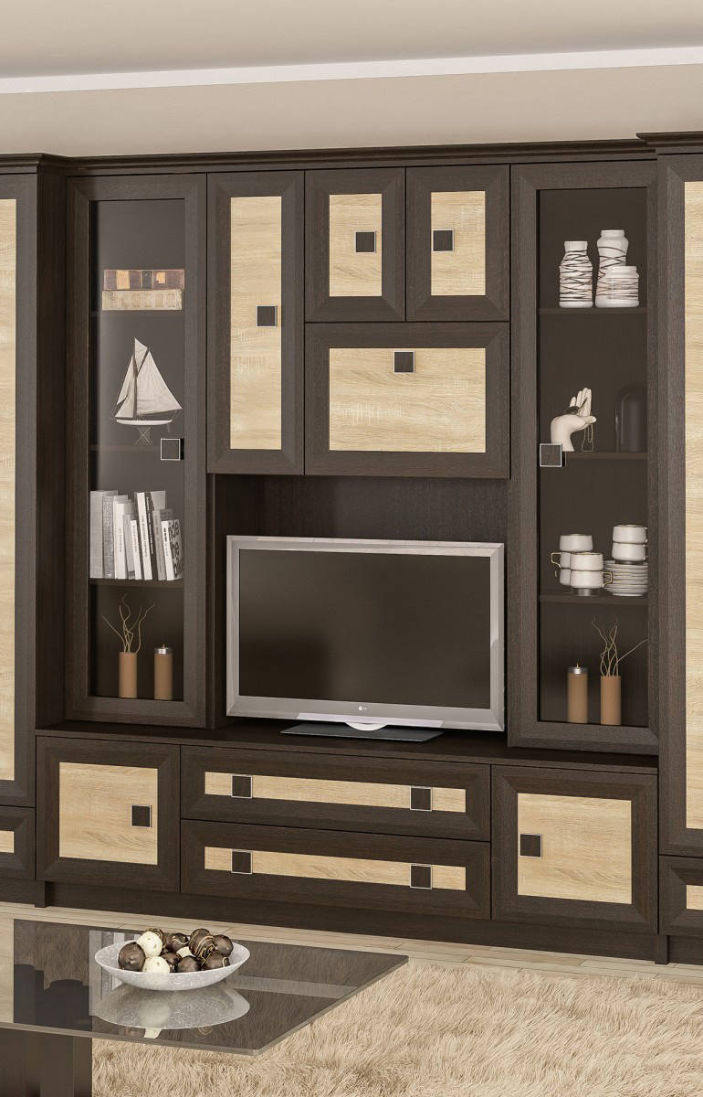 

Стінка для вітальні (стенка, гостиная) Трістан Мебель Сервіс