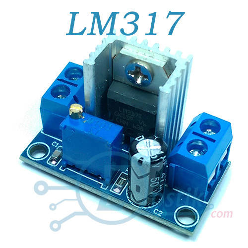 

Модуль LM317, понижающий DC-DC преобразователь, 1.2В…37В, 3А