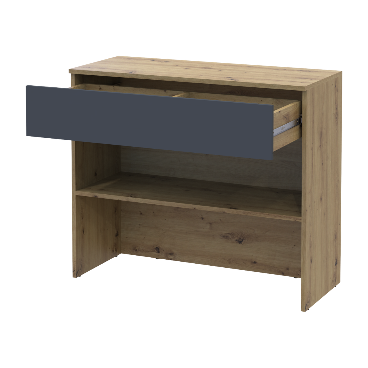 Тумба для взуття Doros Спліт Дуб Артізан/Графіт ДСП 94х39х80 (41901271) 4