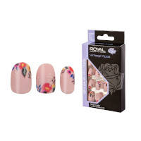 

Накладные ногти в комплекте с клеем Royal Cosmetics 24 Glue-On Nail Tips - Vintage Floral