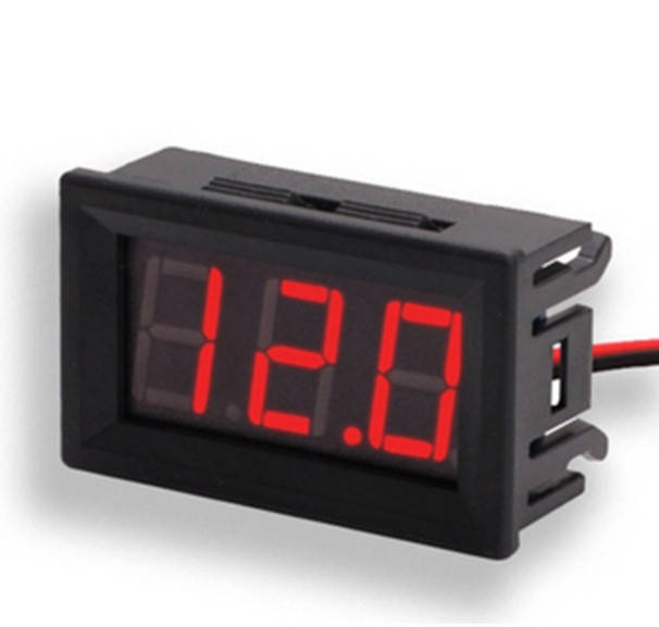 

Вольтметр цифровой 0,56" 4.5 - 30V DC красный 3 разряда цифр