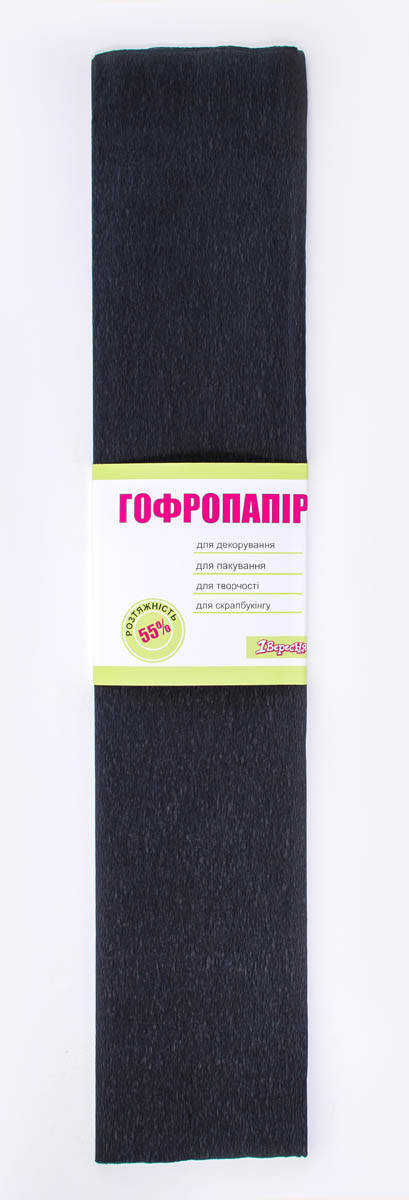 

Бумага гофр. черн. 55% (50см*200см)