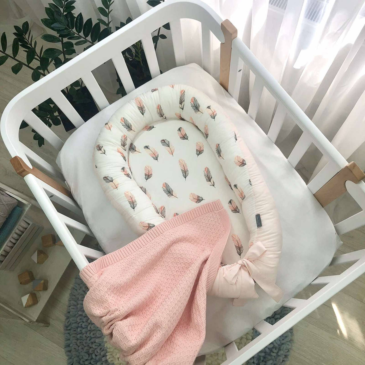 

Кокон Baby Design Premium Перо пудра