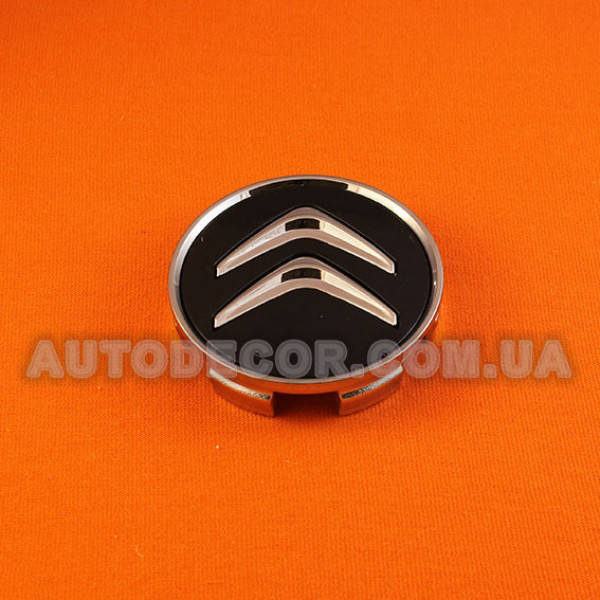 

Колпачки заглушки на литые диски Citroen (59/56/9) черные/хром