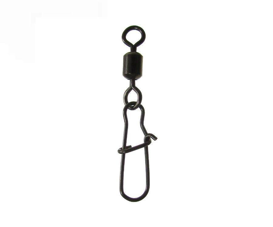 

Вертлюг с застежкой MiniMax Rolling Swivel With Nice Snap #10, Черный