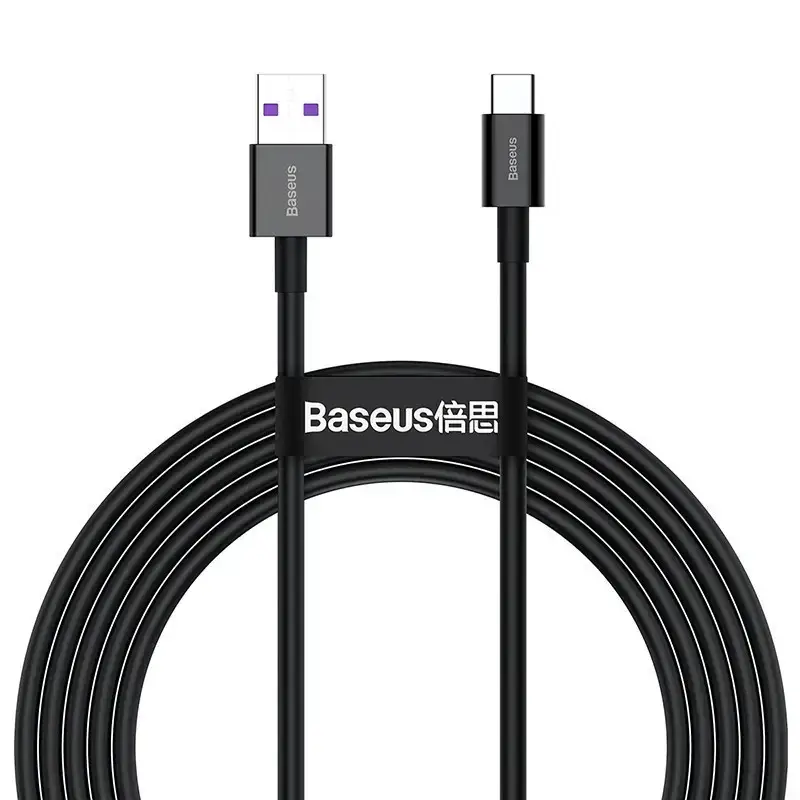 

Кабель Baseus Superior Series Fast Charging Type-C PD 66W (2m) Black CATYS-A01, Черный