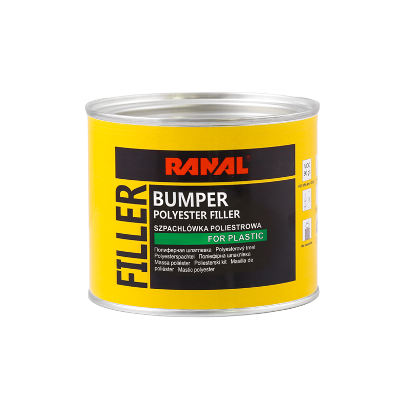 

Автомобильная шпатлевка полиэфирная для бамперов 0,5кг BUMPER RANAL