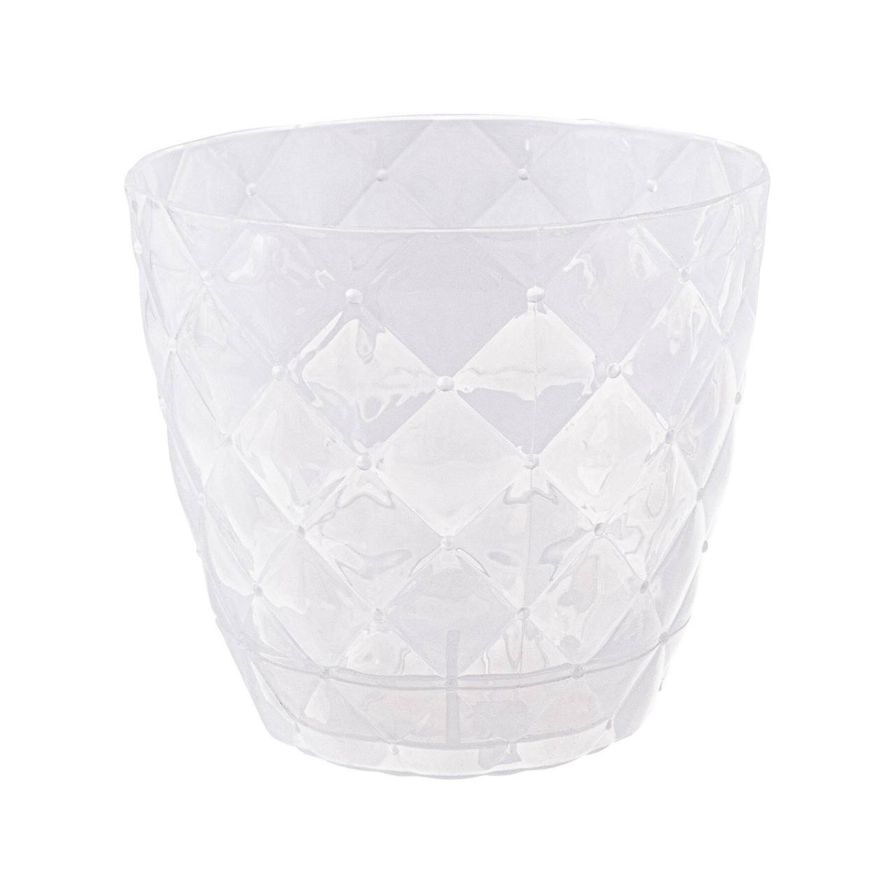 

Горщик для квітів Elif №735 11*10,5см прозорий, Прозорий