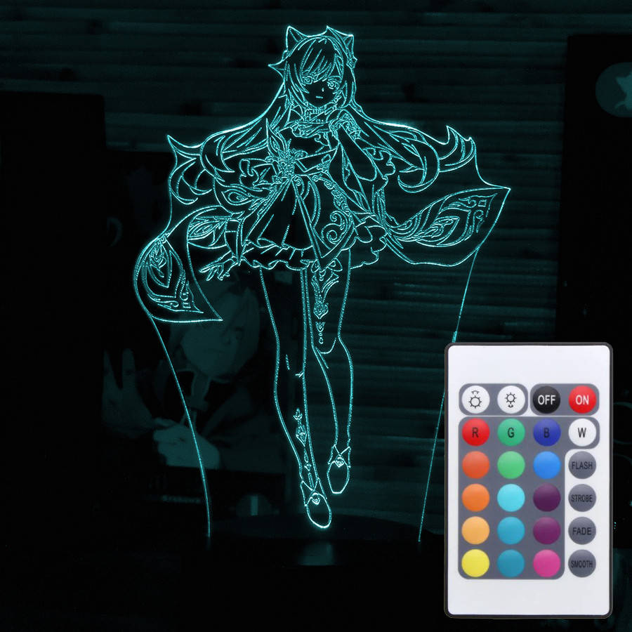 

Акриловый светильник-ночник с пультом 16 цветов Кэ Цин tty-n000636, Разные цвета