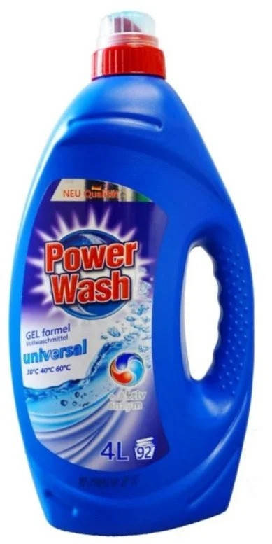 

Универсальный гель для стирки бесфосфатный Power Wash 4л