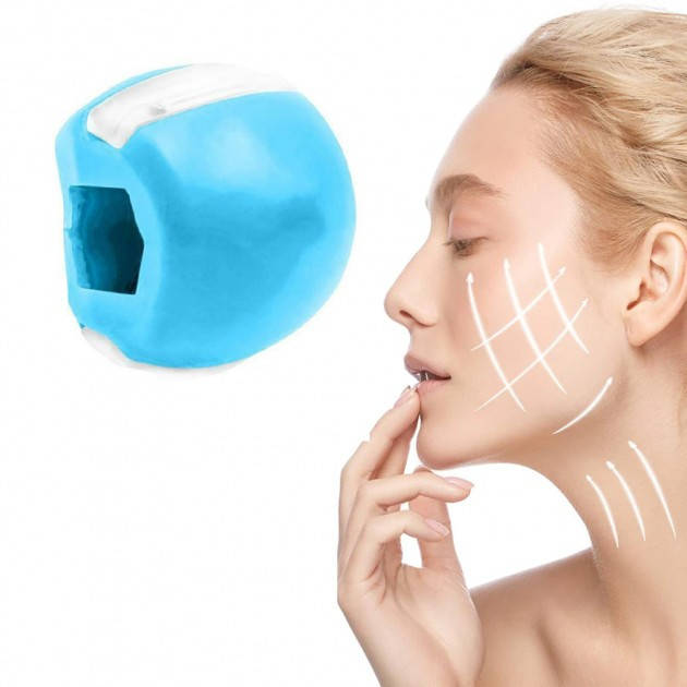 

Тренажер для скул, эспандер для челюсти Голубой