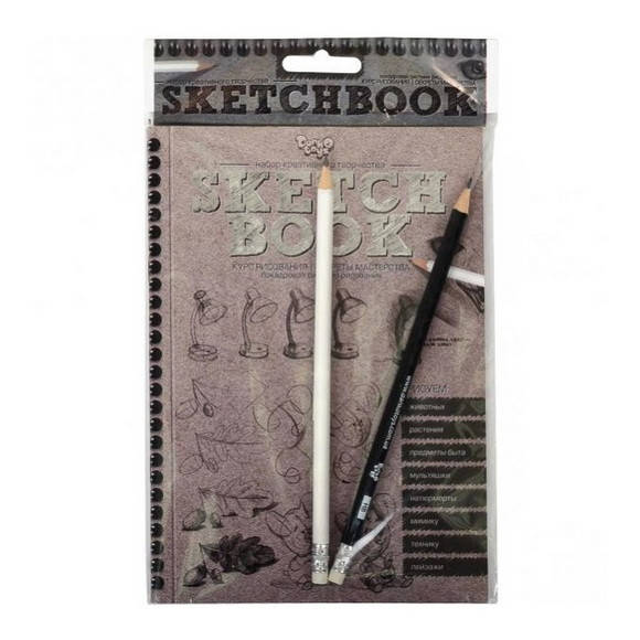 

Курс рисования Sketchbook SB-01-01, книга на русском языке, Черный