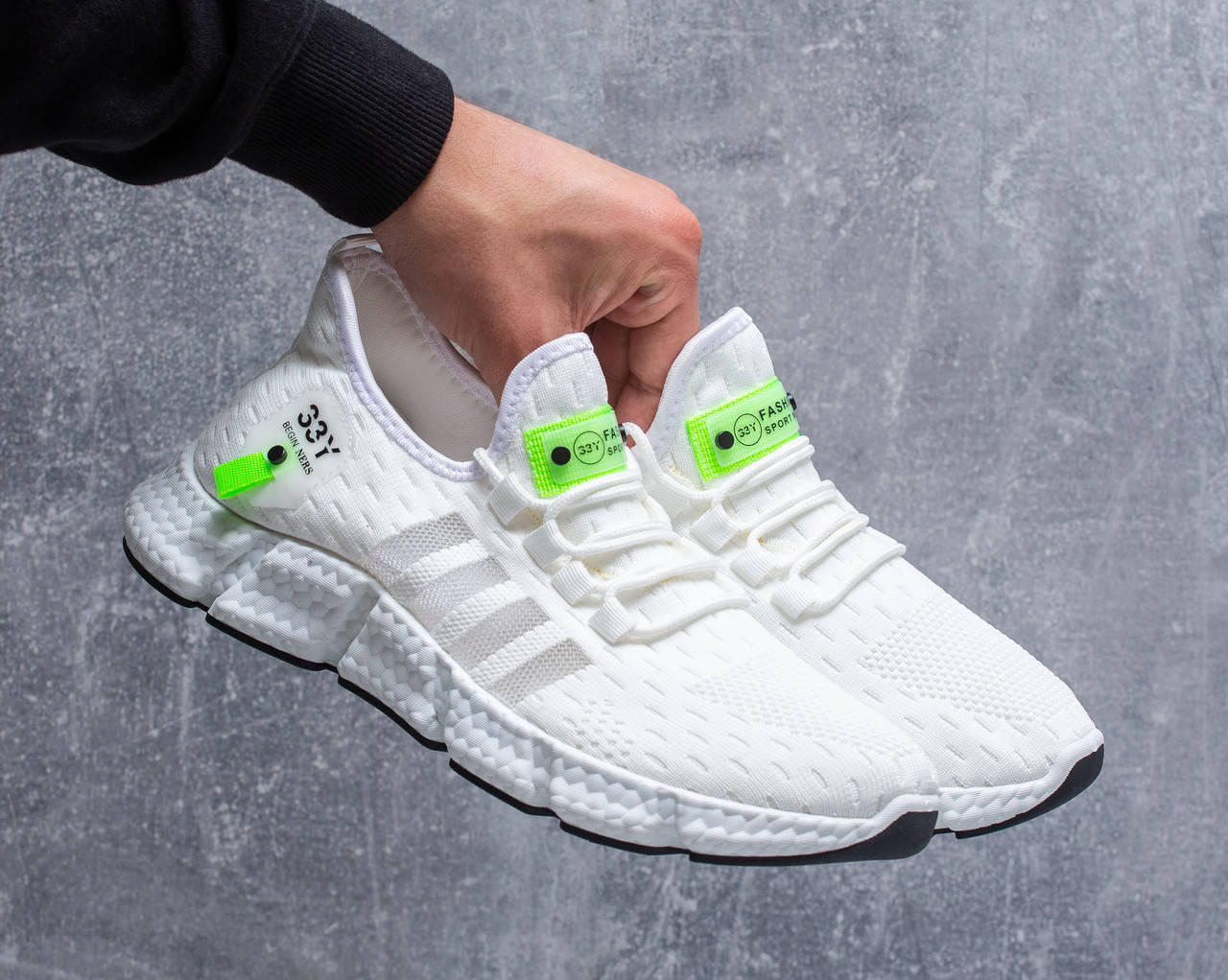 

Мужские текстильные белые кроссовки мужская обувь, Белый