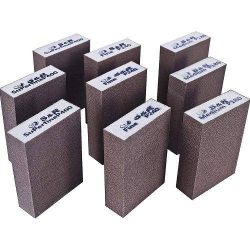 

Набор губок шлифовальных S&R 9шт. 100 х70 х 25 мм