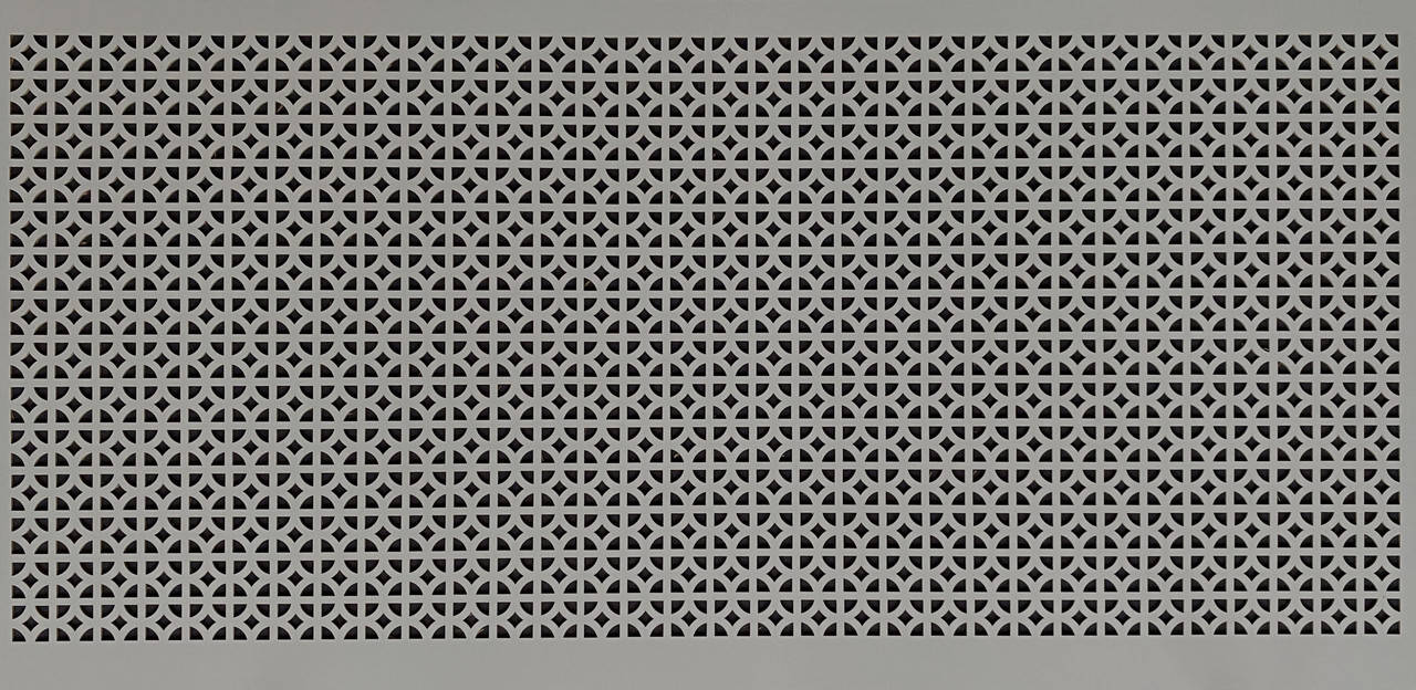 

Панель (решетка) декоративная перфорированная, 1390 мм х 680 мм Классик, Серый