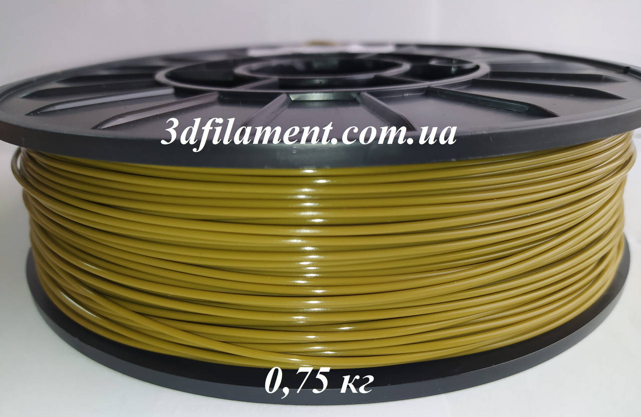 

Пластик PLA (ПЛА) Оливковий (Койот) 1,75mm 0,75кг