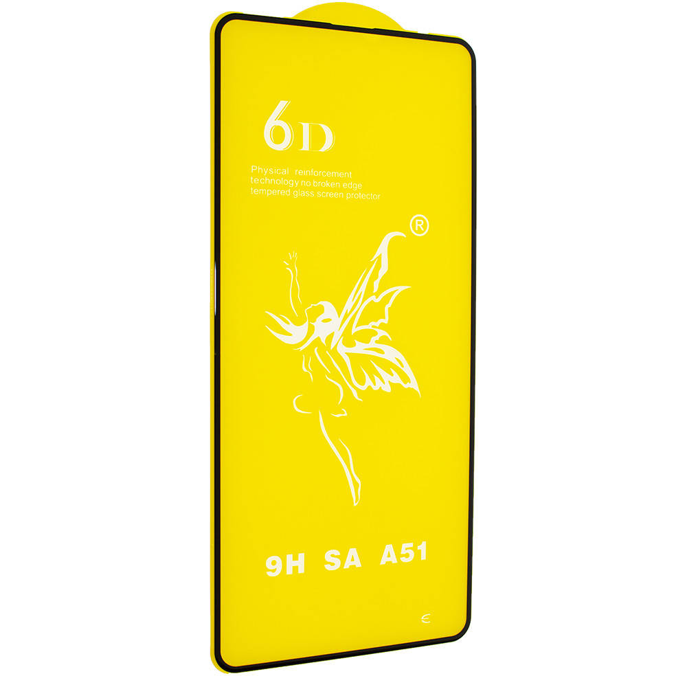 

Стекло 6D Samsung A51 (SM-A515) - защитное, premium, Прозрачный
