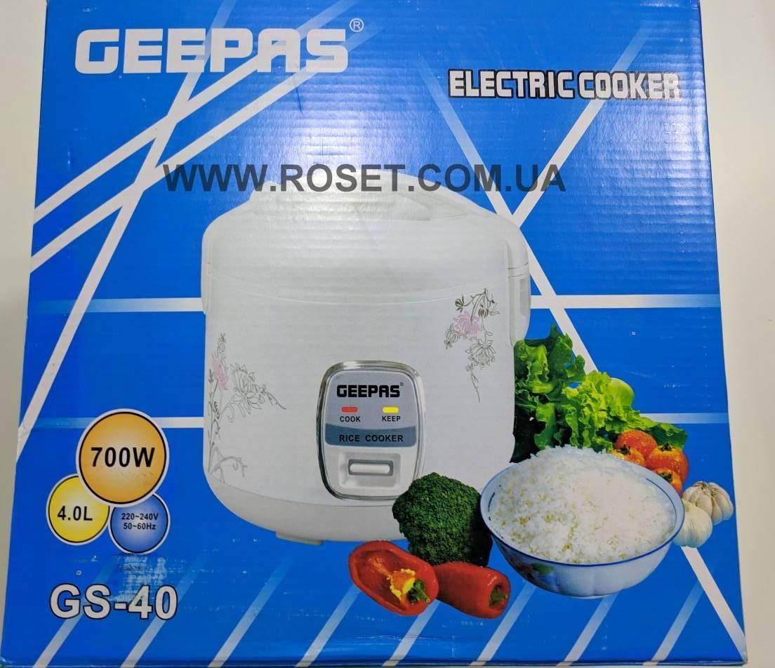 

Мультиварка (пароварка) Geepas Electric Cooker GS-40 4 л