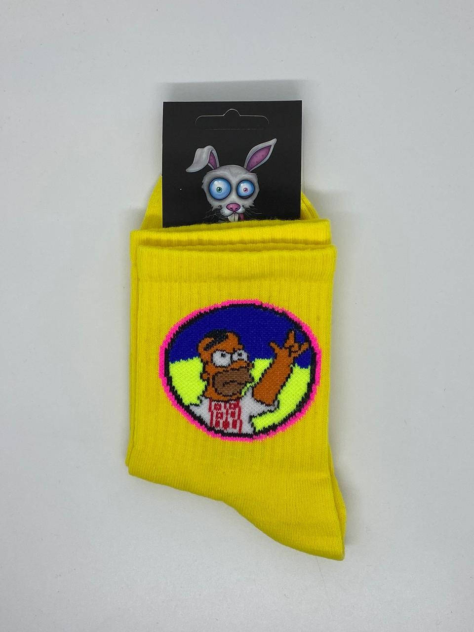 

Носки молодежные демисезонные унисекс CRAZY RABBIT'S. Размер 36-44