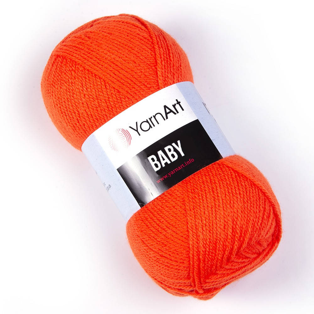 

Пряжа YarnArt Baby 8279 оранжевый