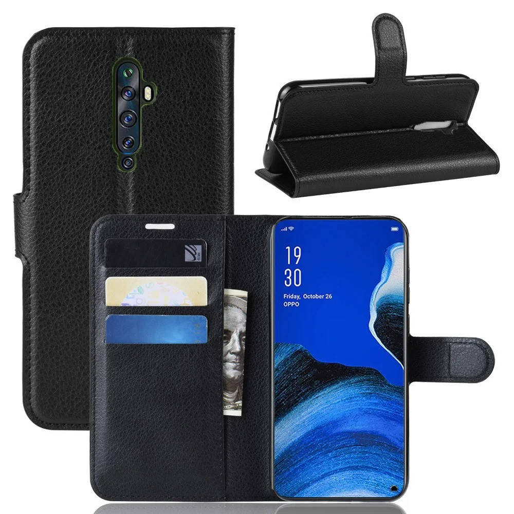 

Чехол-книжка Litchie Wallet для Oppo Reno 2Z Black, Черный