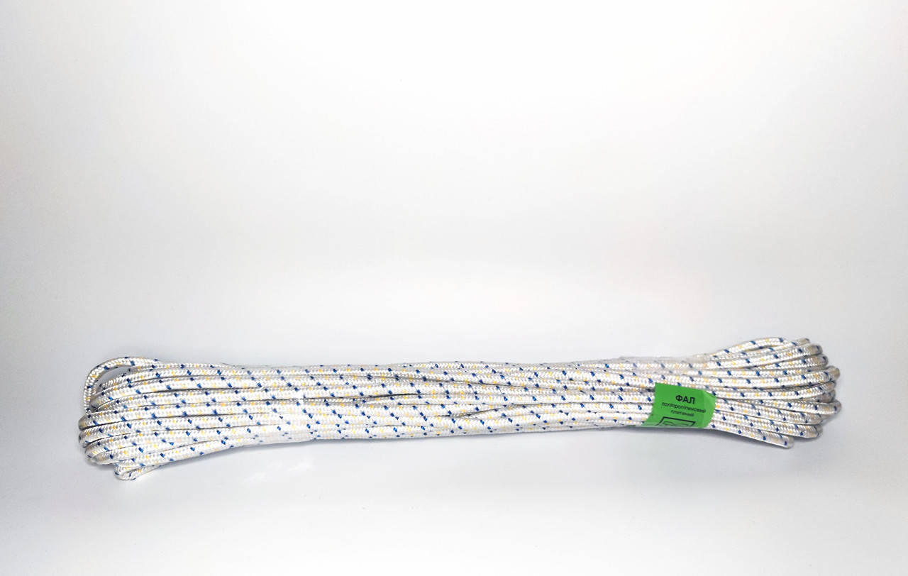 

Фал плетёный полипропиленовый 8 мм 25м