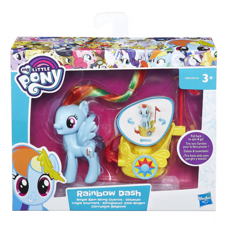 

My Little Pony Пони Фигурка Радуга Дэш с колесницей Rainbow Dash B9835