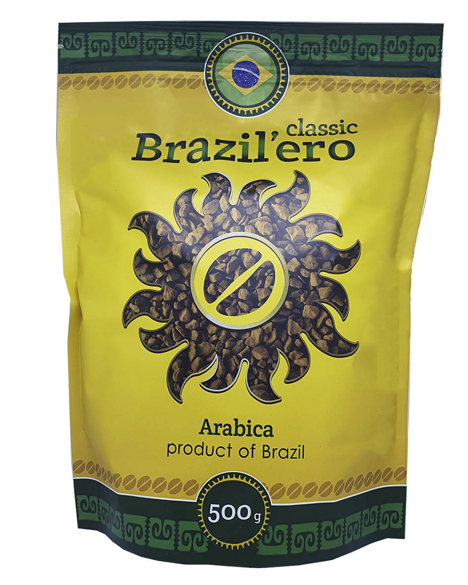 

Кофе растворимый Brazil'ero Classic Арабика 500 г (281)