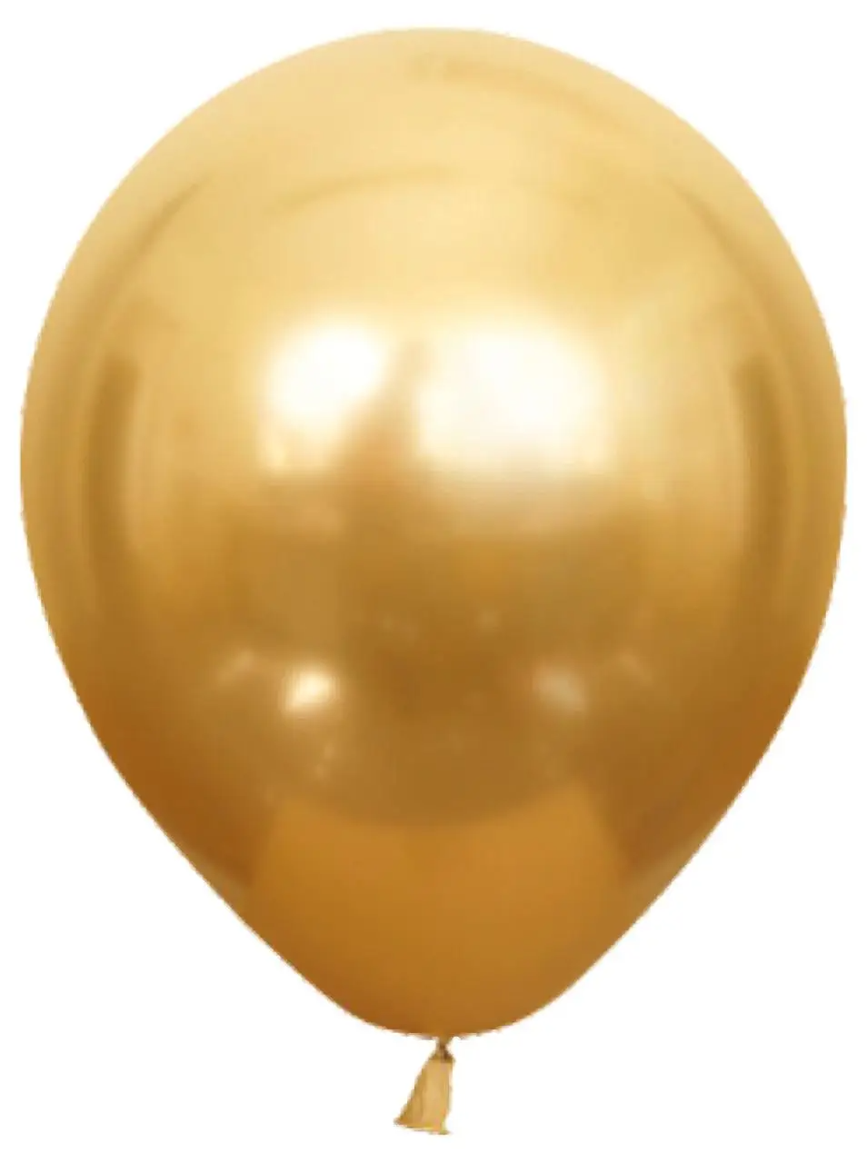

Латексный воздушный шар без рисунка Balonevi Золотой хром,12" 30,5 см, Золото