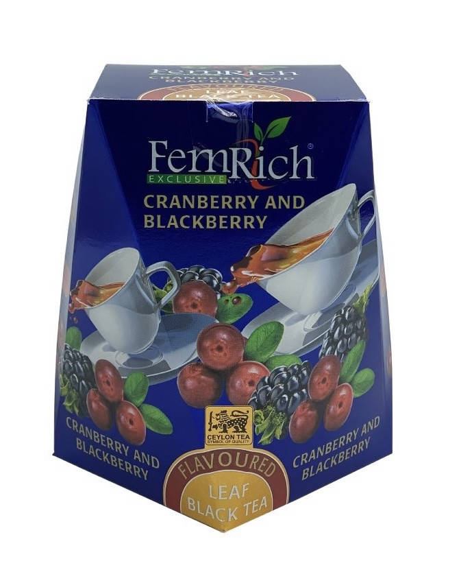 

Чай Фемрич, Femrich Черный "Клюква и Ежевика" 100г