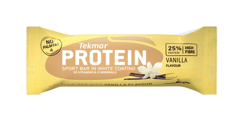 

Батончик протеиновый Tekmar Protein с ароматом ванили в белой глазури 60г