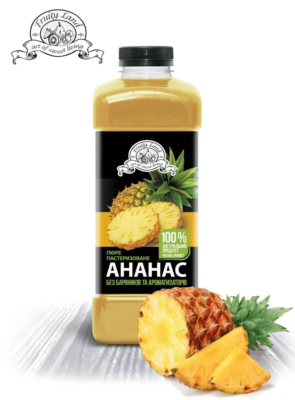 

Ананас пюре Fruity Land пастеризованное,1кг
