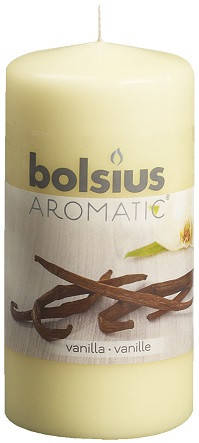 

Свеча ароматическая ваниль Bolsius 6х12 см 60/120-67 VAN