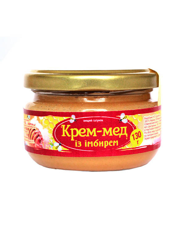 

Крем-мед с имбирем 130г