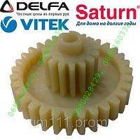 

Шестерня d28/74 и 15/35 (прямых зубев) для мясорубок "Delfa", "Saturn", "Vitek"