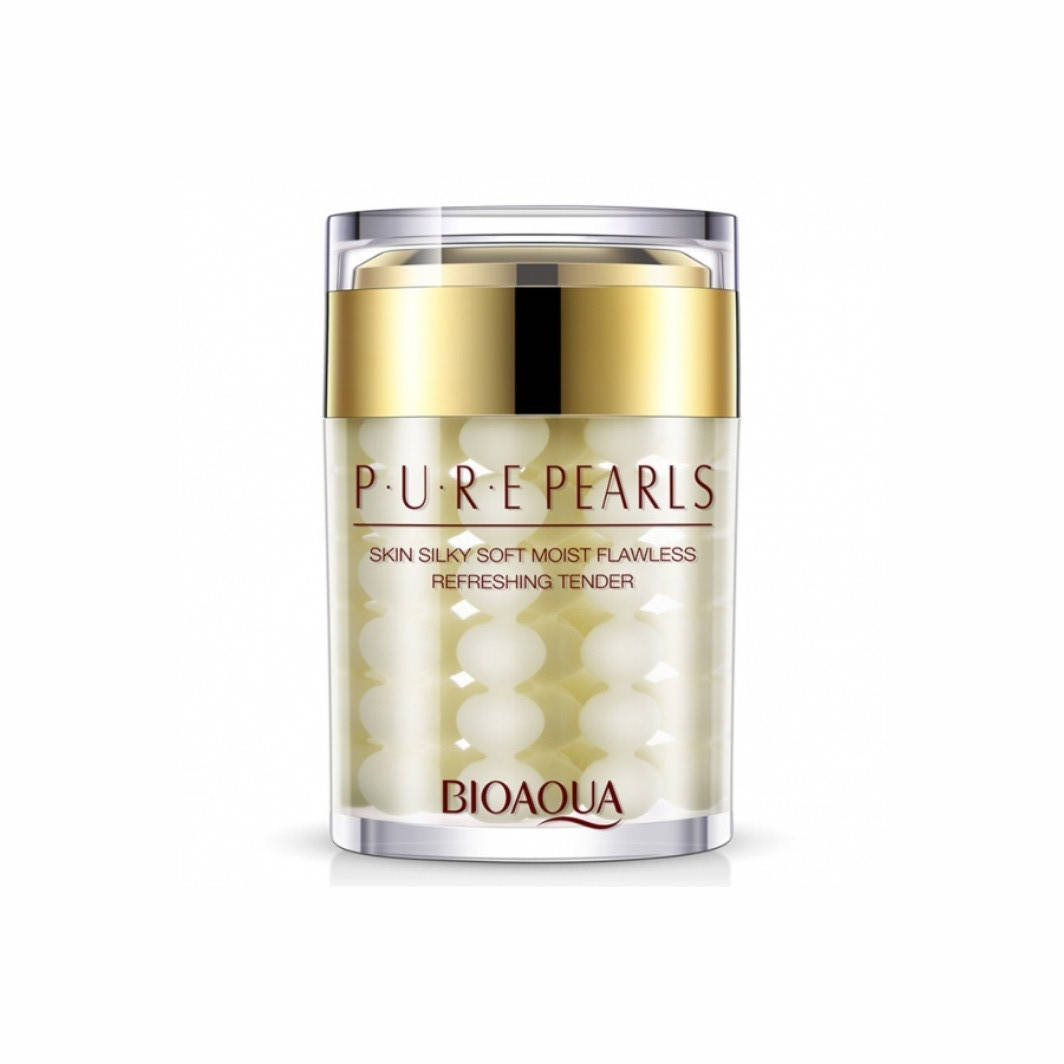 

Увлажняющий крем для лица с экстрактом жемчуга Bioaqua Pure Pearls Cream