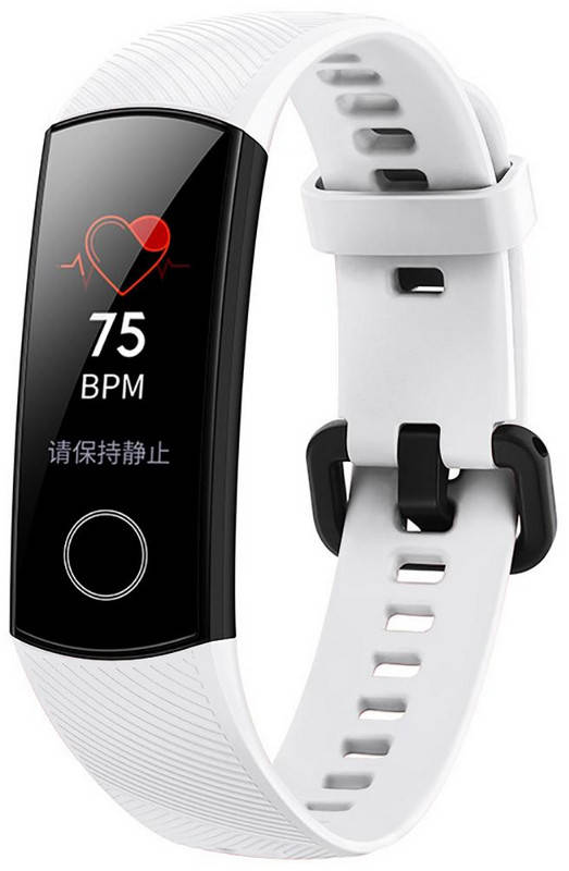 

Ремешок для фитнес-браслета Honor Band 4 и 5 White