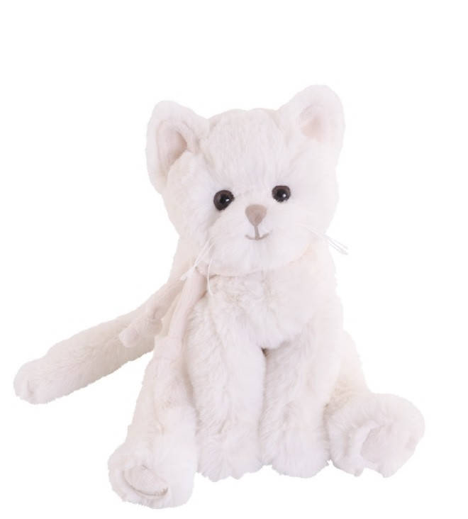 

Мягкая игрушка кошка Kate Bukowski, 18-120A, Белый