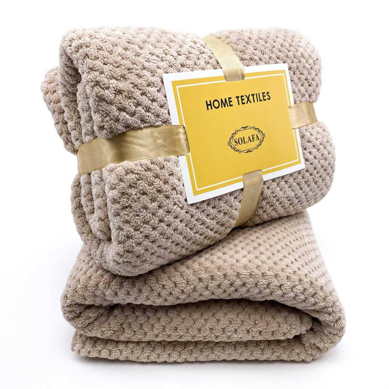 

Комплект полотенец Home Textiles (бамбук) бежевый