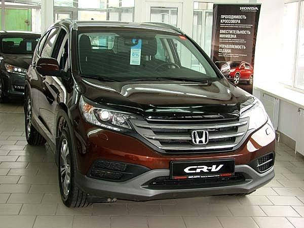 

Дефлектор капота (мухобойка) SIM для HONDA CR-V 2012-, темные, SHOCRV1212