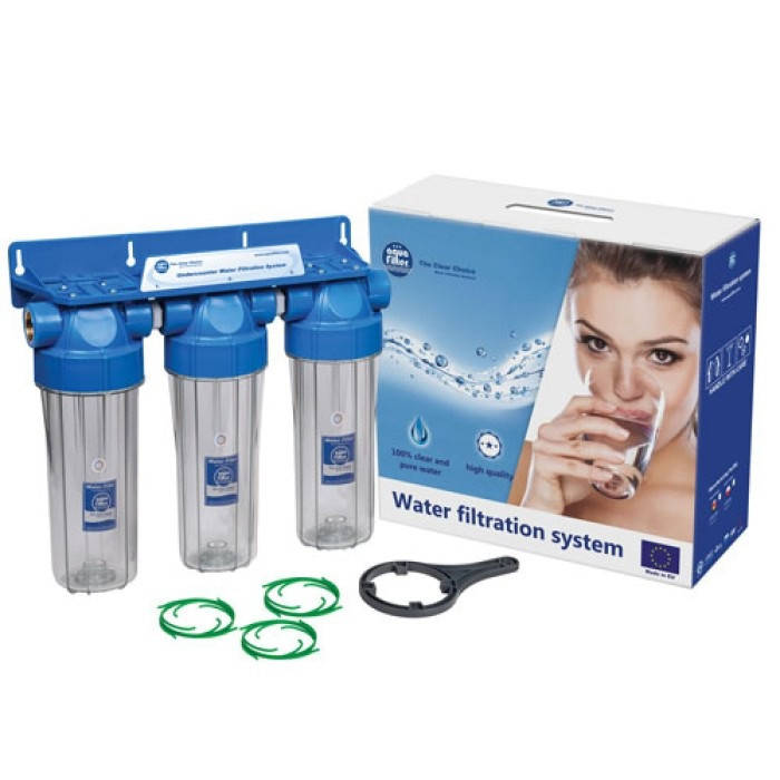 

Потрійний магістральний фільтр Aquafilter FHPRCL-B-TRIPLE