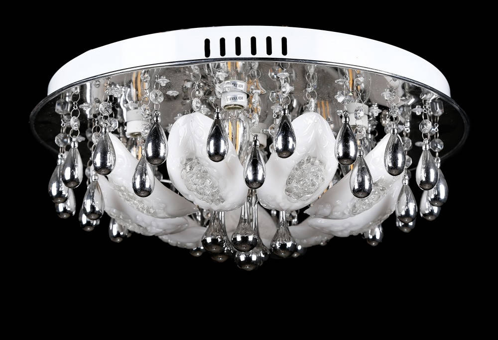 

Хрустальная потолочная люстра светильник Splendid-Ray 30-2332-38, Хром
