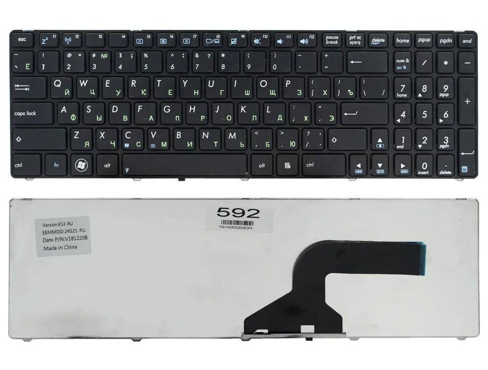 

Клавиатура для ноутбука Asus A52 A52J A72 / 0KN0-511RU01 черная, Черный