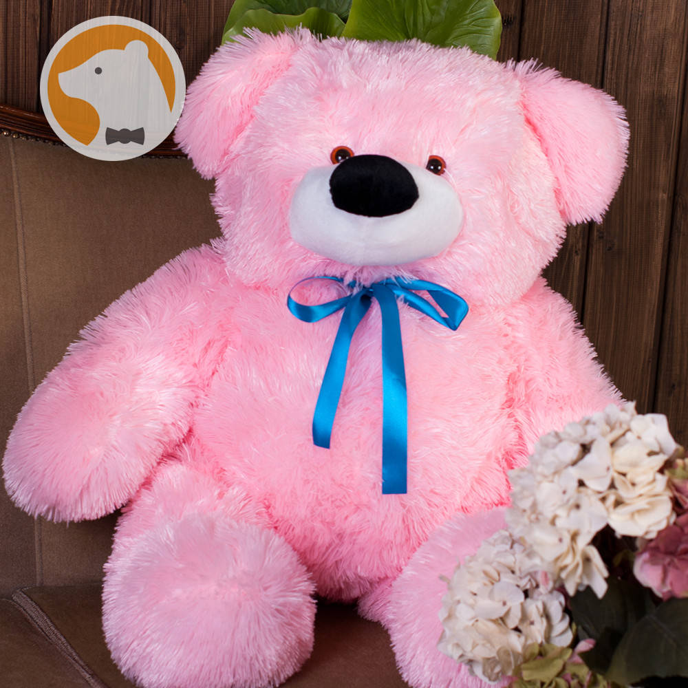 

Плюшевый мишка Толстячок, 100 см, розовый